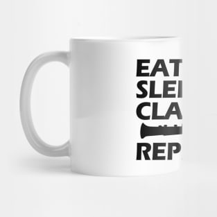 Clarinet - Eat Sleep Clarinet Repeat Mug